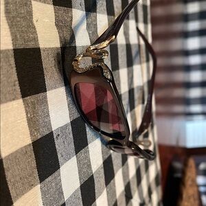 Roberto Cavalli Black and Gold Sunglasses